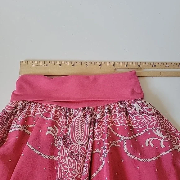 Sister Sam Hank Hem Skirt Cami Set 2 Piece Mixed Media Fairy Flowy Gypsy Party - Picture 8 of 16